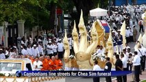 Lavish funeral for key Cambodian political figure Chea Sim