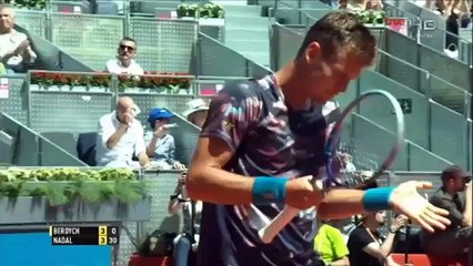 Download Video: RAFAEL NADAL vs TOMAS BERDYCH Highlights full Match HD MADRID Open 2015