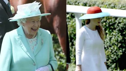 The Queen And Princess Beatrice Dress Stylish For Ladies Day At Ascot