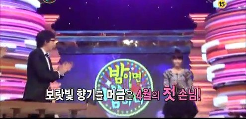 110404 IU, Min Hyo Rin, Kan Mi Yeon, Hyeon Yeong, Kang SuJi@Night After Night