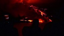 Video: Galapagos Wolf volcano eruption shows spewing lava