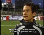 Andrés Vasquez scores with the same move during interview