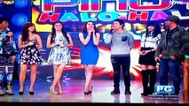 Enrique Gil and thr cast members of She's The One at It's Showtime