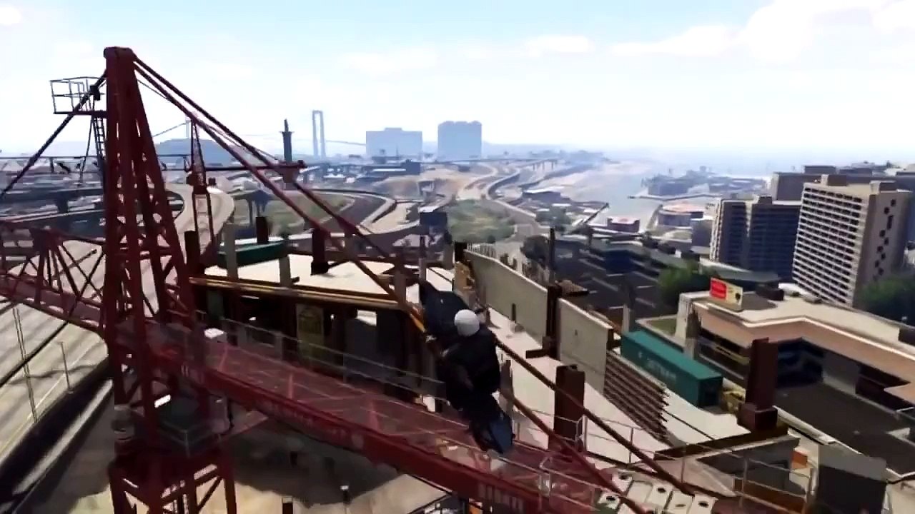 GTA 5   Cascades de fou en Moto ! 001