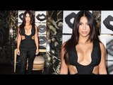Kim Kardashian Has Nip Slip in Sexy Black Jumpsuit