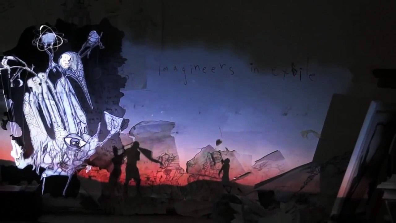 Imagineers in Exile -  projection mapping storytelling by a dandypunk