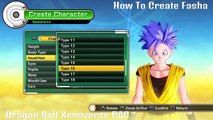 Dragon Ball Xenoverse Characters Creation - How To Make Fasha PS4