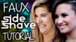 Demi Lovato Faux Side Shave Tutorial with Meghan Rosette