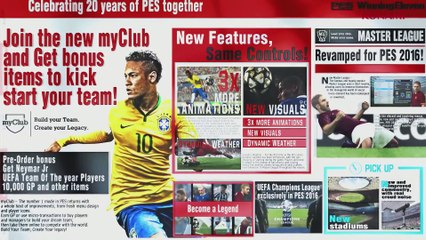 PES 2016 E3 and download link