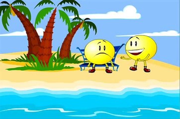 Don't Worry, Be Happy [High Quality] Smiley Faces Friendship Animation with Lyrics & Moral Story