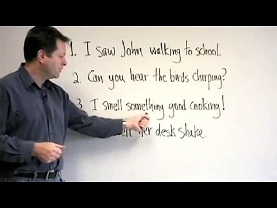 Advanced English Grammar ESL Lesson - Sense Verbs