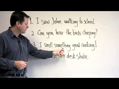 Advanced English Grammar ESL Lesson - Sense Verbs