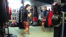 Side Step and Kick Counter - Female Muay Thai