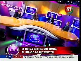 Polémica en Showmatch porque no se podrá juzgar más las previas