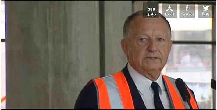 Business Plan du Grand Stade (Conférence JMA) - 19/06/2015 - FR3 GRAND LYON