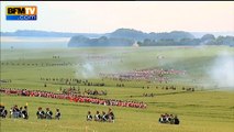 Reconstitution du bicentenaire de Waterloo: Napoléon vient de lancer l’offensive