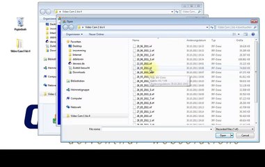 DVRMediaPlayer.exe / *.IRF Dateien abspielen (Video Daten von Überwachungskameras)