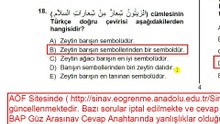 BAP ilahiyat Ara1001 Arapça-I 2013-2015 Güz Arasınavı Soru ve Cevapları