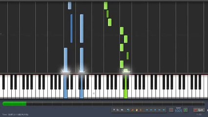 Godfather Theme - Piano Tutorial Synthesia (100% S
