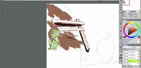 The Witcher 3 - Speed Painting (black and white)