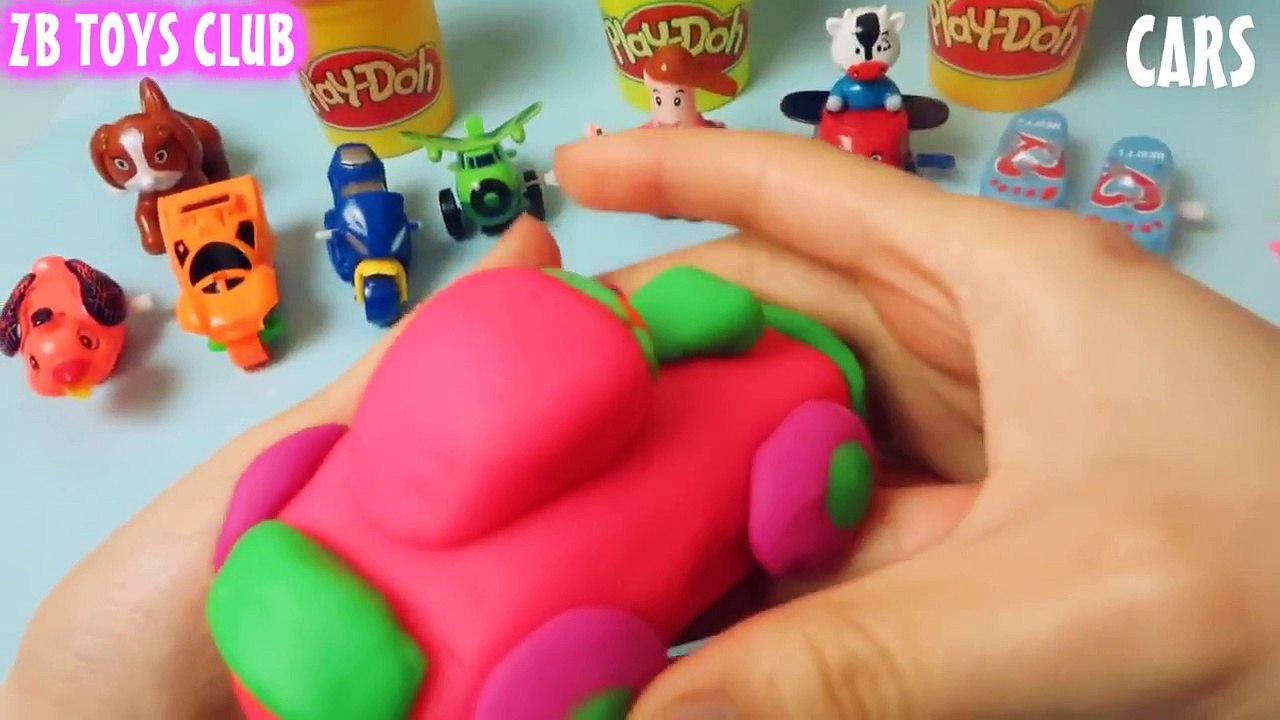 Play doh Peppa Pig Kinder surprise eggs Mickey Mouse