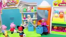 Shopkins Mickey Mouse Clubhouse Peppa Pig Disney Frozen Elsa Anna Minnie Open Surprise Toy
