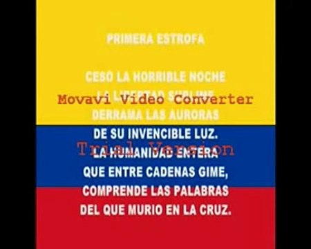 Himno Nacional de la República de Colombia OFICIAL ORIGINAL - ANFESO - 3 estrofas - 3.47 minutos
