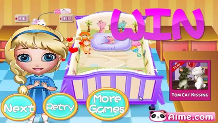 New Disney's Princess Elsa Frozen (Baby Elsa Bed Time) Best Baby Game2014