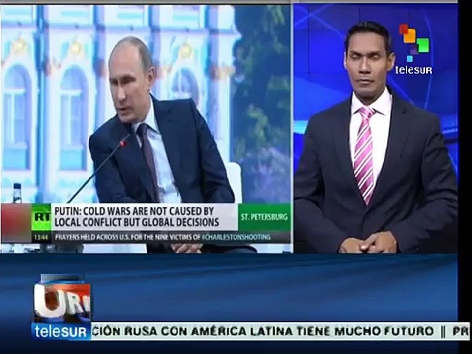 Señala Putin a EE.UU. como promotor del conflicto bélico en Ucrania