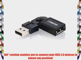 C2G / Cables to Go 30501 FlexUSB USB 2.0 A Male to A Female Adapter (Black)