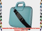 Blue Cady Cube Ultra Durable 10 inch Tactical Hard Messenger bag for your Lenovo Thinkpad Tablet