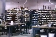 Tesla Coil Hitting Floor and Neon Tubes