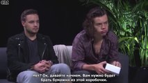 One Direction's Harry Styles and Liam Payne play the Sugarscape Fourplay challenge [RusSub]