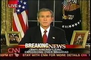 The Iraq Invasion Archive-George W Bush announces his illegal invasion of Iraq