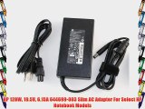 HP 120W 19.5V 6.15A 644699-003 Slim AC Adapter For Select HP Notebook Models
