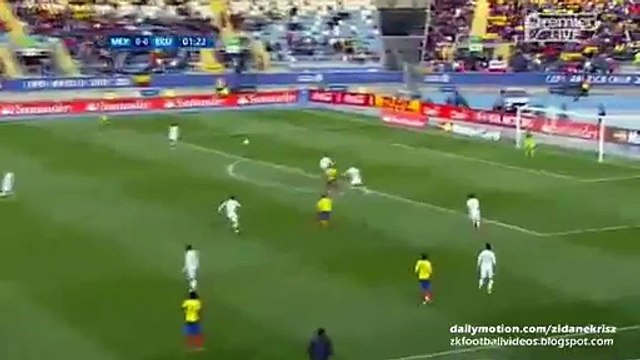Miller Bolaños Fantastic 1st chance - Mexico vs Ecuador 19.06.2015