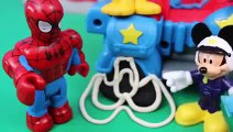 Mickey Mouse Clubhouse Batman Superheroes Duplo Lego Spiderman Play-Doh Web Goofy Rescue R