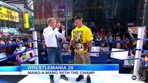 'Wrestlemania 29' Champion John Cena Interview: Wrestler Shows Off Title-Winning Wrestling Moves