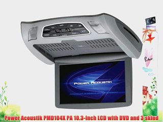 Power Acoustik PMD104X PA 10.3-Inch LCD with DVD and 3 skind