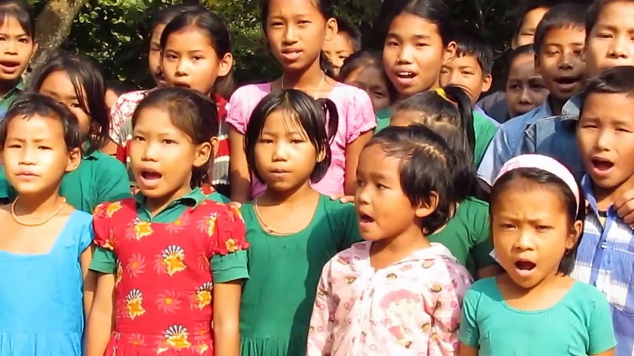 Chakma Kids Singing Bangladeshi National Anthem