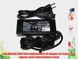 Dell MV2MM 90W Slim Replacement AC Adapter for Select Dell Laptops with Power Adapter Pouch