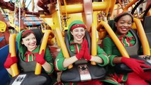 Mrs. Claus and Elves Dive on Falcon's Fury | Busch Gardens® Tampa FL