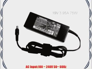 Toshiba 75W Global AC Adapter for Toshiba Satellite L305 Series: L305-S5926 PSLB8U-07C025 L305-S5931