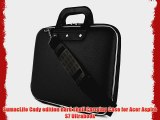 Black Cady Cube Ultra Durable 13 inch Tactical Hard Messenger bag for your Acer Aspire S7 13.3