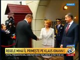 Preşedintele ales Klaus Iohannis a ajuns la Palatul Elisabeta pentru a lua masa cu Regele Mihai