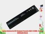 Laptop Battery for HP/Compaq Presario CQ61-411WM 12 cells 8800mAh Black