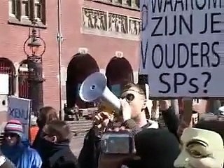 CampusTV 12 April |Gemaskerde demonstratie tegen Scientology