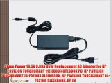 Stone Power 19.5V 3.33A 65W Replacement AC Adapter for HP PAVILION TOUCHSMART 11Z-E000 NOTEBOOK
