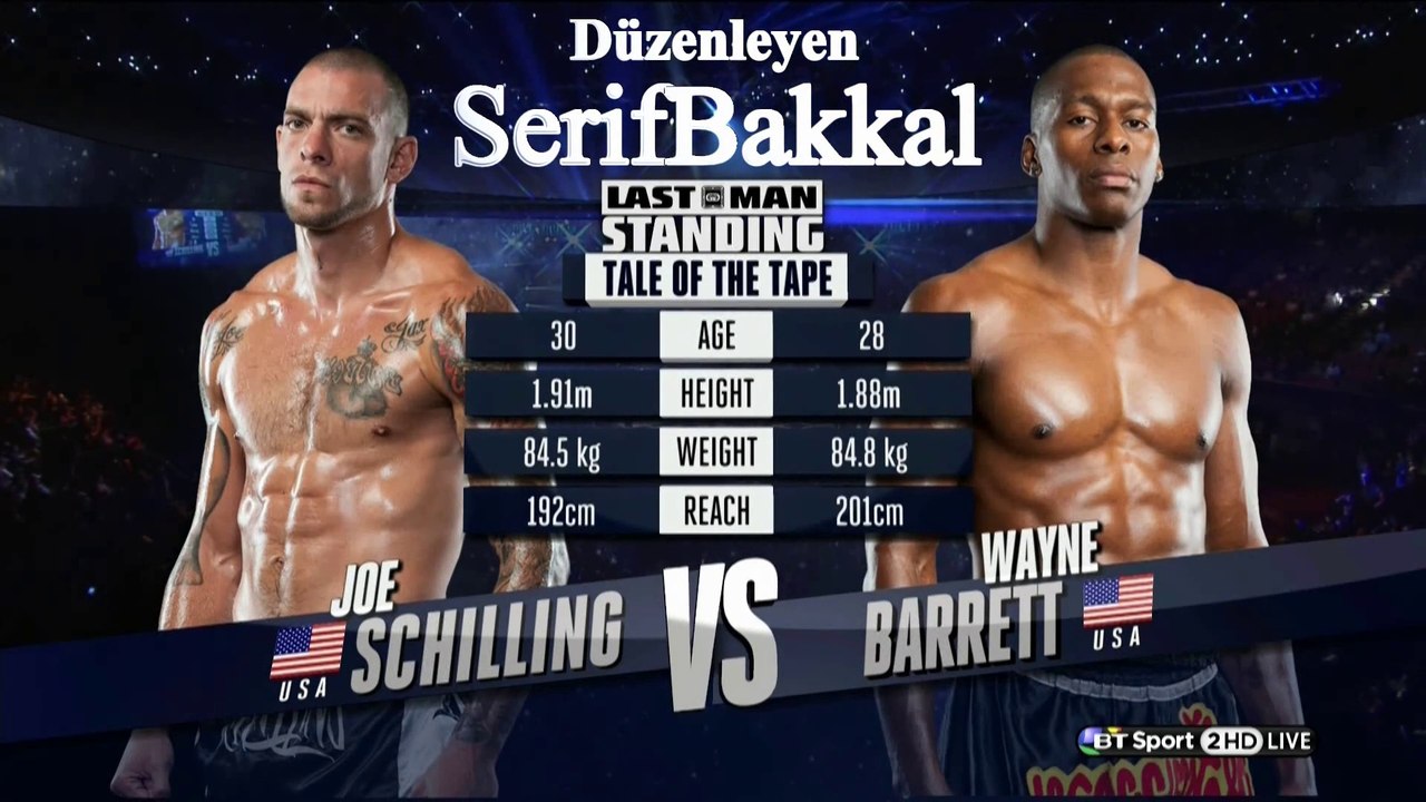 Joe Schilling - Wayne Barrett GLORY 17 LosAngeles (Bilgehan Demir Anlatımı)
