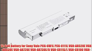 12-Cell Battery for Sony Vaio PCG-6W1L PCG-8111L VGN-AR520E VGN-AR630E VGN-AR720E VGN-AR730E/B